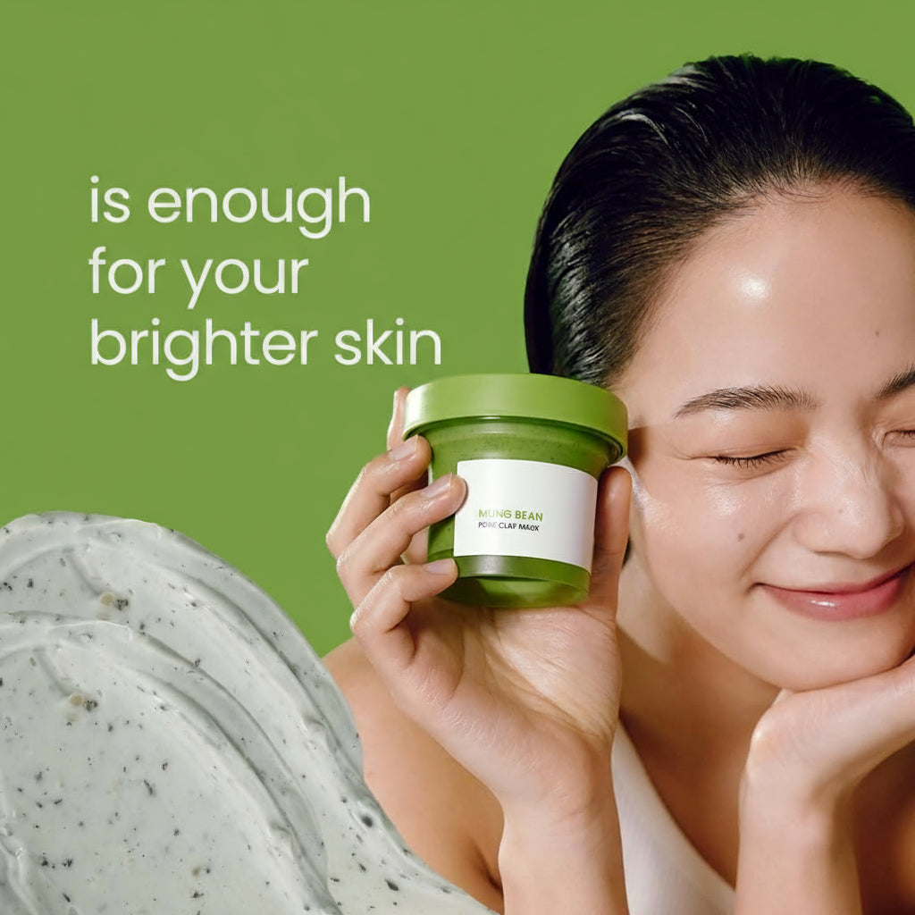 Mung Bean Cleansing Oil • Cleansing Foam • Clay Mask