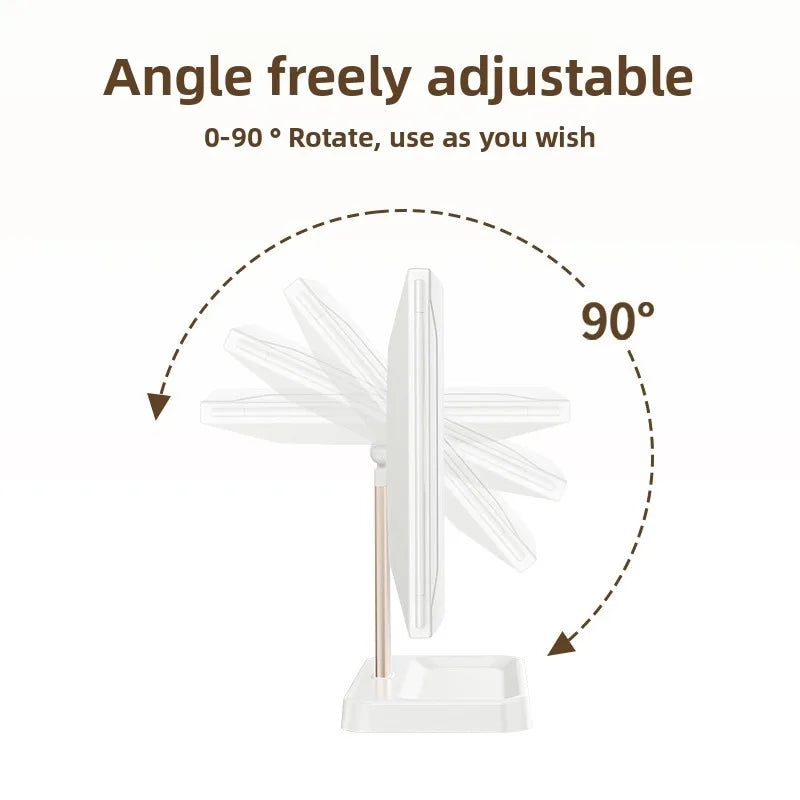 Foldable LED Makeup Vanity Mirror