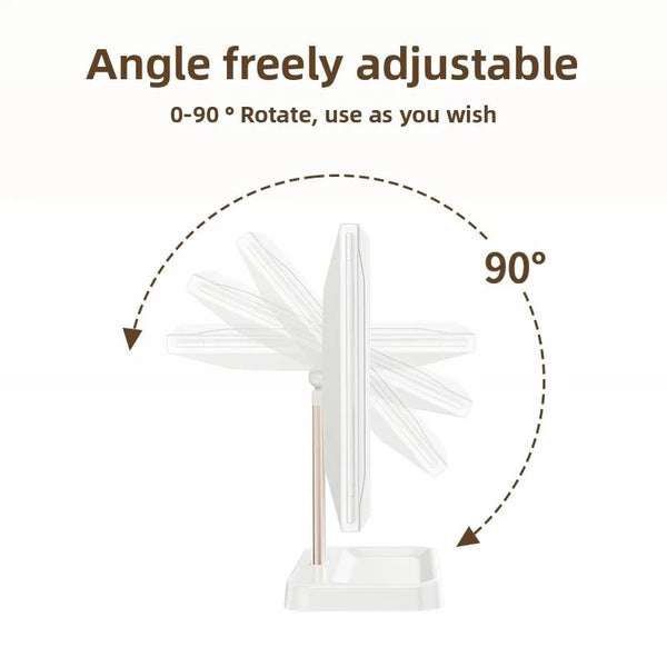 Foldable LED Makeup Vanity Mirror