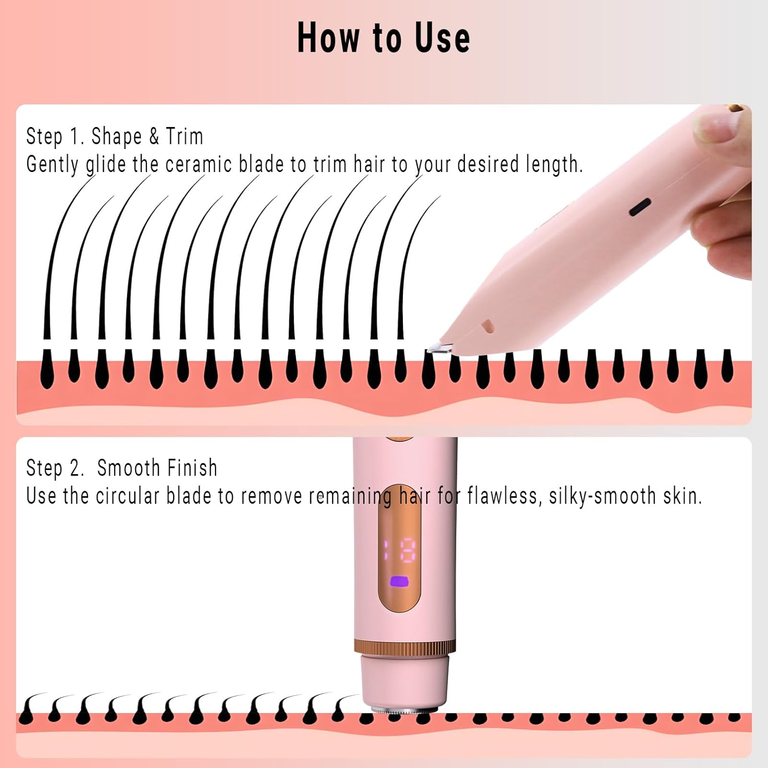 Women’s Electric 2-In- 1 Trimmer