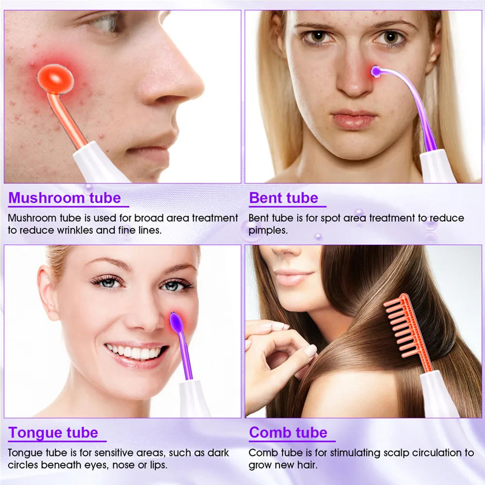 GlowPulse High Frequency Facial Renewal Wand